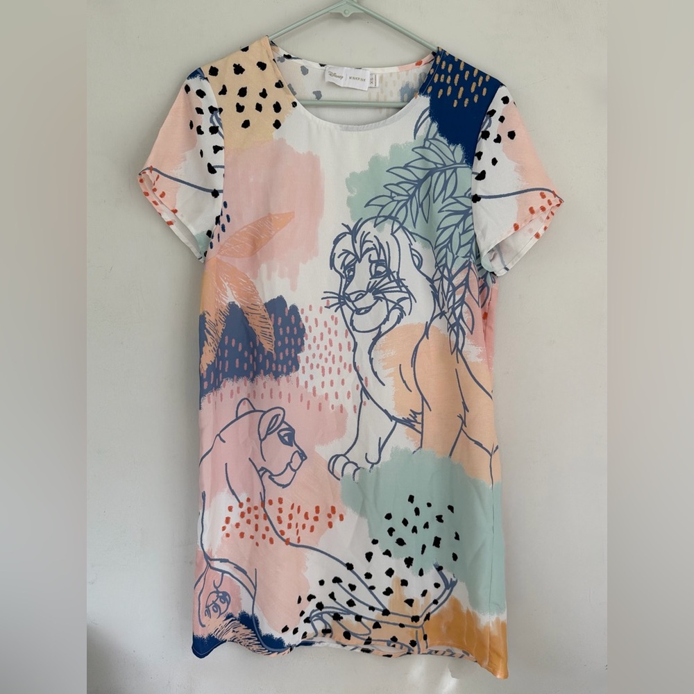 MINKPINK Pastel Animal Print Mini Dress